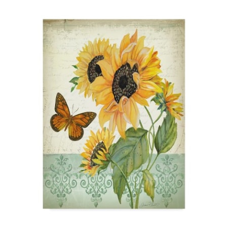 Jean Plout 'Summertime Botanicals 1' Canvas Art,35x47
